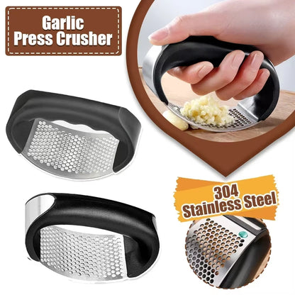 Manual Garlic Chopper Garlic Chopping Tools Fruits and Vegetables Kitchen Gadget Stainless Steel Garlic Press Crusher Для Кухни